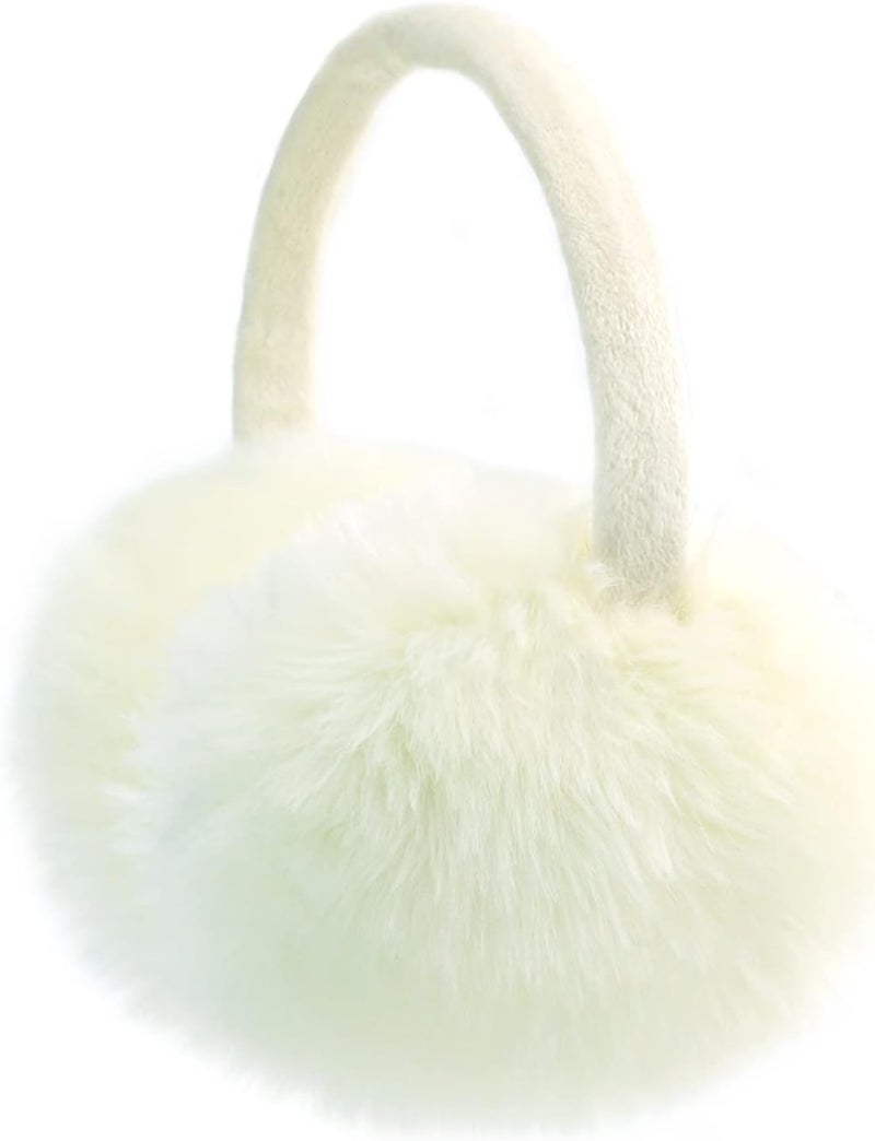 FSTEOE Winter Ear Muffs Women Warm Earmuff Girls Ear Warmers Soft Plush Outdoor Adjustable Ear Cover - Image 1